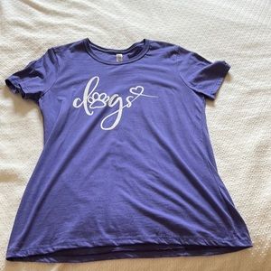 NWOT Fruit of the Loom Dog Love T-shirt